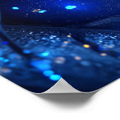 Poster Le visage bleu de la femme (Coin)