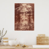 Poster Le visage de Jésus sur le linceul de Turin (Cuisine)