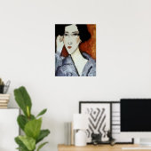 Poster Le visage de la femme Abstrait (Bureau à domicile)