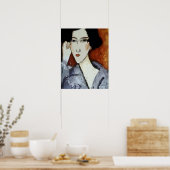 Poster Le visage de la femme Abstrait (Cuisine)