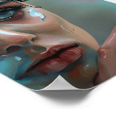 Poster Le visage des femmes | Oeuvre artistique générée p (Coin)