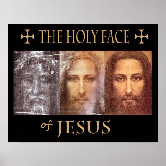 POSTER LE VISAGE SAINT DE JÉSUS (Devant)