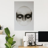Poster Le visage serein (Bureau à domicile)
