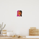 Poster Le visage souriant du soleil (Cuisine)
