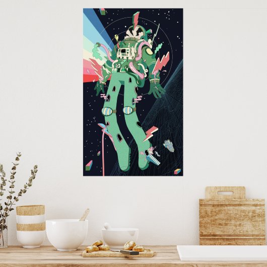 Poster Le visiteur (Cuisine)