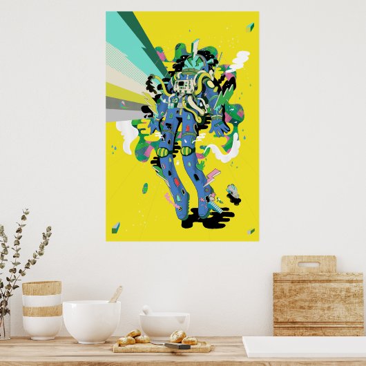 Poster Le visiteur (Cuisine)