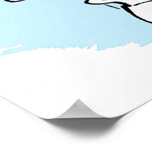 Poster Le visiteur est perplexe par les enseignes d'une g (Coin)