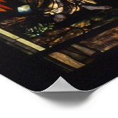 Poster Le Vitrail de l'Ange du Soir (Coin)