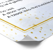 Poster Le Voile - Éveiller la poésie de l'autonomisation (Coin)