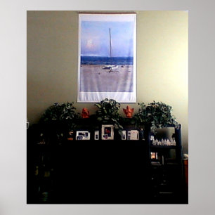 Poster Le voilier 40x60 de jGibney de série d'artiste de