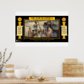 Poster Le vol de l'Amérique - Enchères (Cuisine)