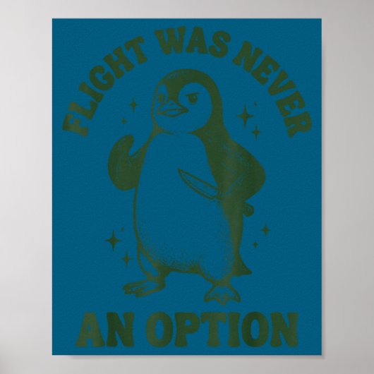 Poster Le vol n'était jamais une option (Devant)