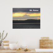Poster Le volcan du Mont Baker (Cuisine)