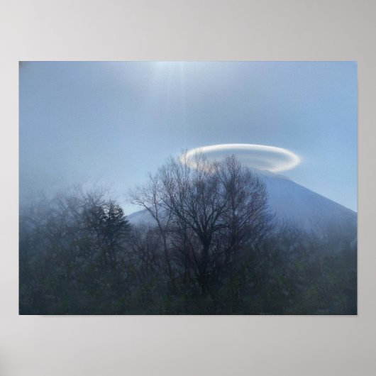 Poster Le volcan japonais (Devant)