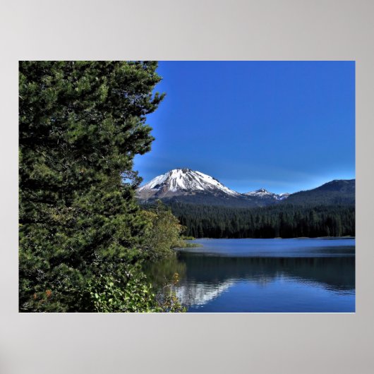 Poster Le volcan Lassen (Devant)