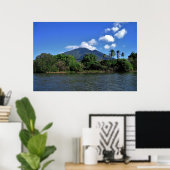 Poster Le volcan Maderas (Bureau à domicile)