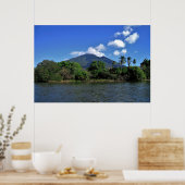 Poster Le volcan Maderas (Cuisine)