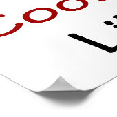 Poster Le Volley-Ball Est Uniquement Pour Les Cool Comme  (Coin)