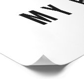 Poster Le volley-ball, mon meilleur sport (Coin)