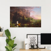 Poster Le voyage de la vie : Enfance par Thomas Cole (Bureau à domicile)