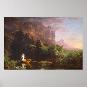 Poster Le voyage de la vie : Enfance par Thomas Cole