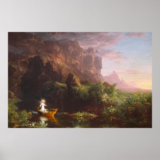 Poster Le voyage de la vie : Enfance par Thomas Cole (Devant)