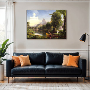 Poster Le Voyage de la vie - Jeunesse (1842) Art