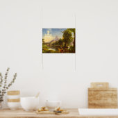 Poster Le voyage de la vie, Jeunesse par Thomas Cole (Cuisine)