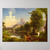 Poster Le voyage de la vie, Jeunesse par Thomas Cole (Devant)