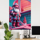 Poster Le voyage du Père Noël (Bureau à domicile)