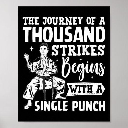 Poster Le Voyage D'Un Mille Grèves Commence Par Un Si (Devant)