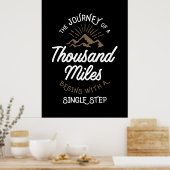 Poster Le Voyage D'Un Mille Kilomètres (Cuisine)