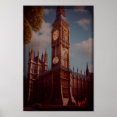 Poster Le vrai Big Ben - Gen AI (Devant)
