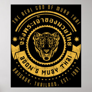 Poster Le vrai Dieu de Muay Thai