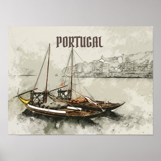 Poster Le vrai Portugal - Porto (Devant)