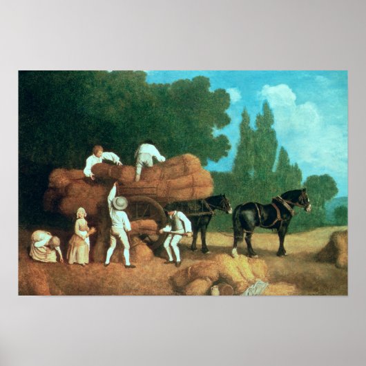 Poster Le Wagon De La Récolte (Devant)