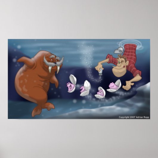Poster Le Walrus et le charpentier (Devant)