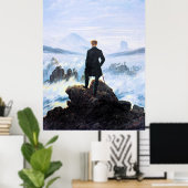 Poster Le Wanderer, la peinture d'art, (Bureau à domicile)