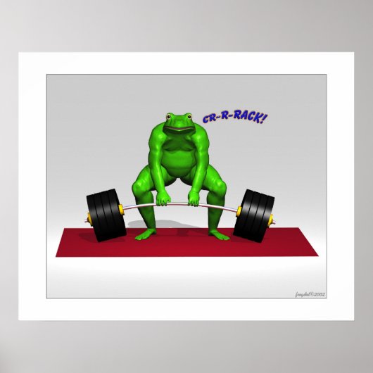 Poster Le Weightlifter (Devant)