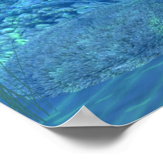 Poster Le Whalphant adorable (Coin)