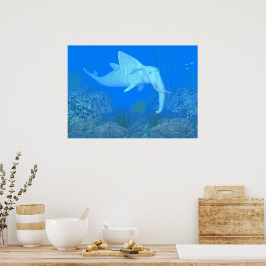 Poster Le Whalphant adorable (Cuisine)