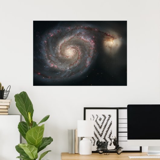 Poster Le Whirlpool Galaxy (Bureau à domicile)