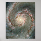 Poster Le Whirlpool Galaxy (Devant)