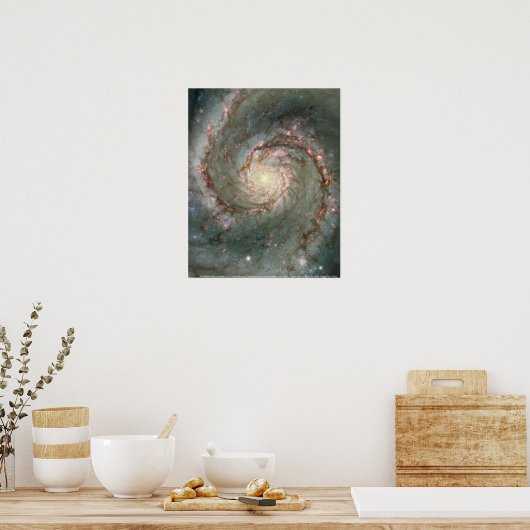 Poster Le Whirlpool Galaxy (Cuisine)