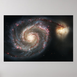 Poster Le Whirlpool Galaxy Messier 51a NGC 5194