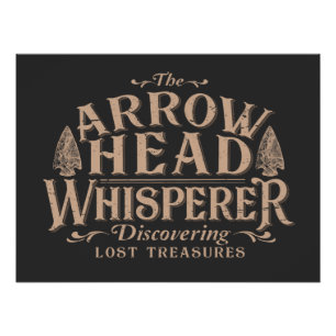 Poster Le Whisperer Arrowhead, Drôle chasse Arrowhead