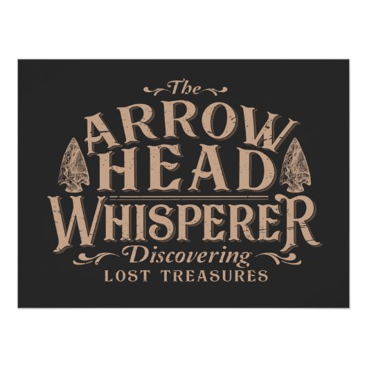 Poster Le Whisperer Arrowhead, Drôle chasse Arrowhead (Devant)