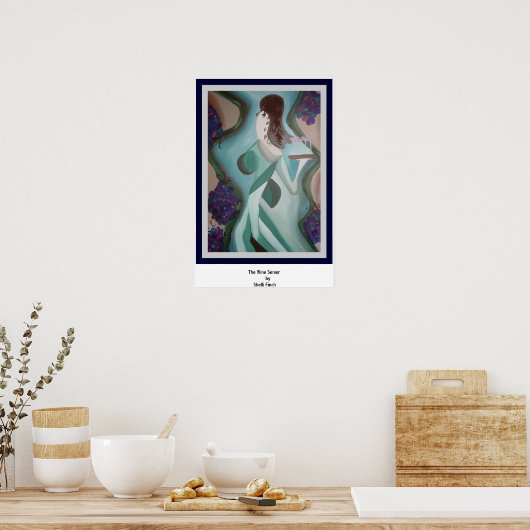 Poster Le Wine Server (Cuisine)