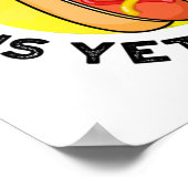 Poster Le Wurst N'Est Pas Encore Venu Drôle Hot Dog Pun (Coin)
