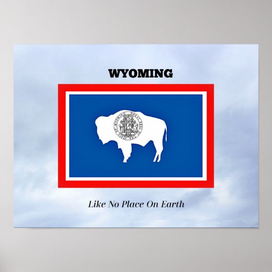 Poster Le Wyoming, Comme Pas De Place Sur Terre (Devant)